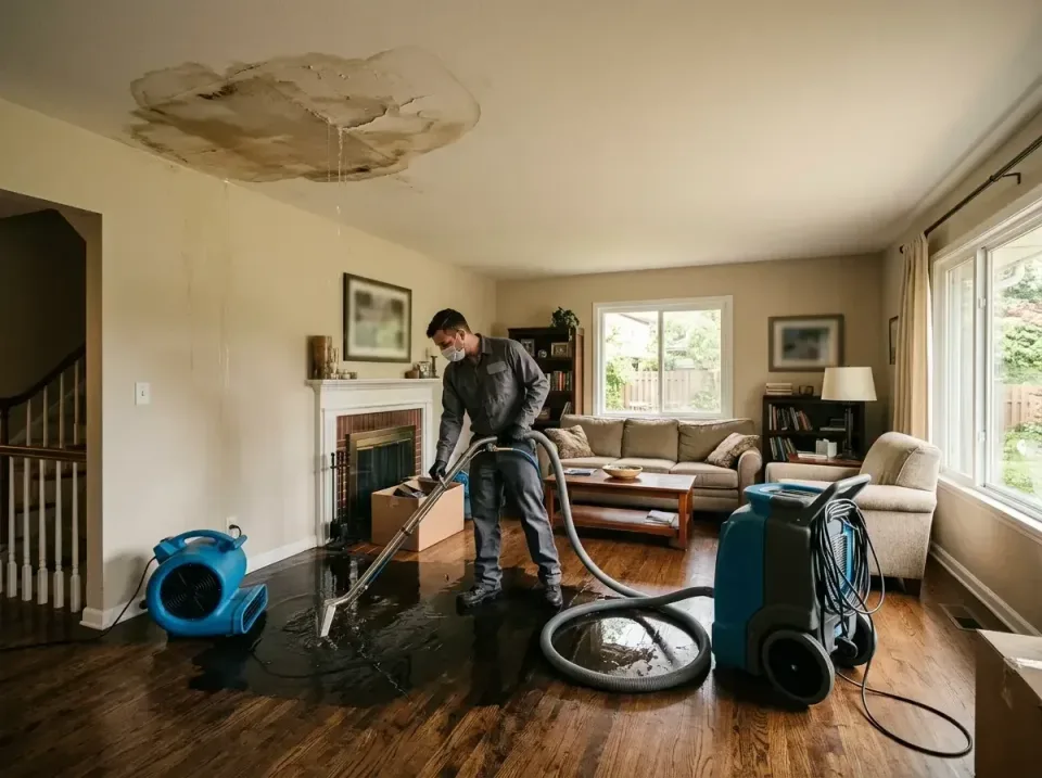 attic-pipe-burst-ceiling-drip-008 — frequently asked questions, Water Damage Restoration & Carpet Care in Clayton, NC